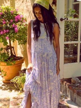 Free People intimately tears for you sleeveless Maxi Dress